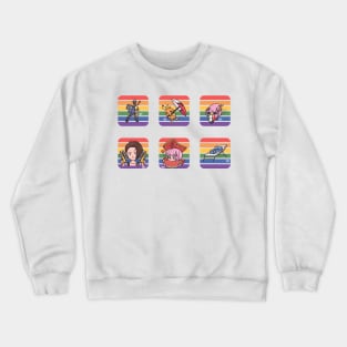 Pride Summer Gaming Sticker Pack 01 Crewneck Sweatshirt